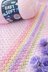 Soft & Cozy Baby Bean Stitch Blanket – Lion Brand Baby Soft Yarn (DK weight)