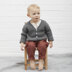 Leo Cardigan - Knitting Pattern For Kids in Debbie Bliss Luna