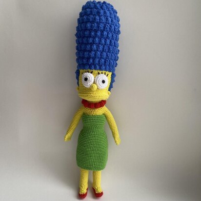 Marge Simpson PDF crochet pattern