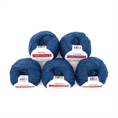 Valley Yarns Amherst Worsted Weight Yarn, 100% Wool - Navy