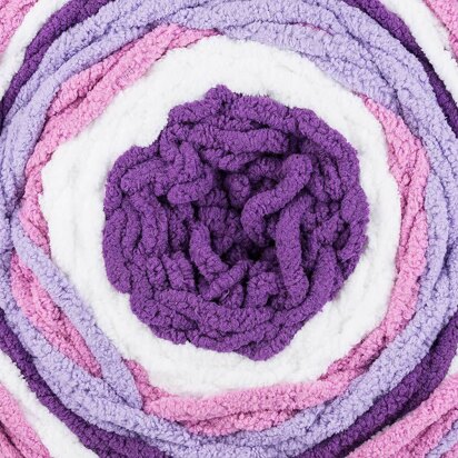 Bernat Baby Blanket Yarn - 3 Pack with Pattern - Lilac