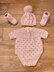 'Pippin' 3 Piece set with 8 sizes from Premature to 24 Months