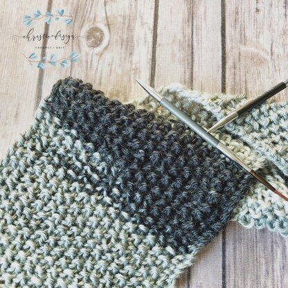 Seed Stitch Scarf