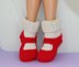 Adult Super Chunky Rib Cuff Sock Slippers