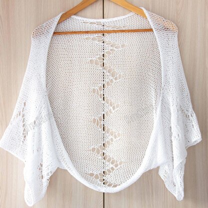 Lace Zigzag Shrug Bolero