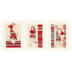 Vervaco Christmas Elf Cross Stitch Cards Kit (Set of 3) - 10.5cm x 15cm