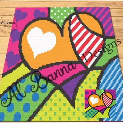 Heart Patchwork SC Graphgan (230 x 200)