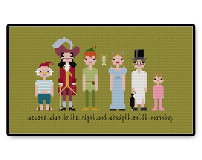 Peter Pan - PDF Cross Stitch Pattern