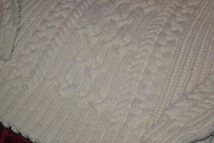 Cabled Raglan Sweater #3