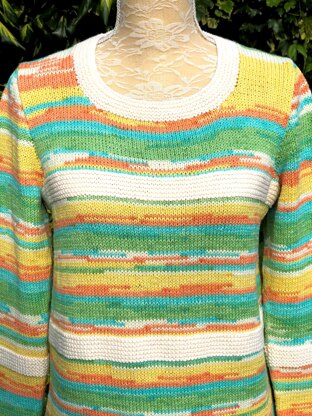 Zingy Striped Sweater