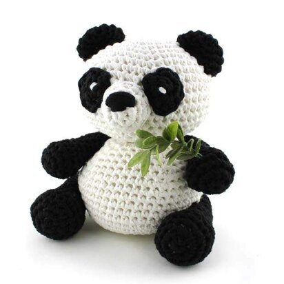 Panda Yin Spielzeug aus Hoooked RibbonXL