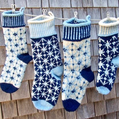 Midnight Snowfall Stockings