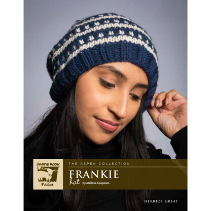 Frankie Hat & Mitts in Juniper Moon Farm Findley DK and Findley DK Dappled - Downloadable PDF
