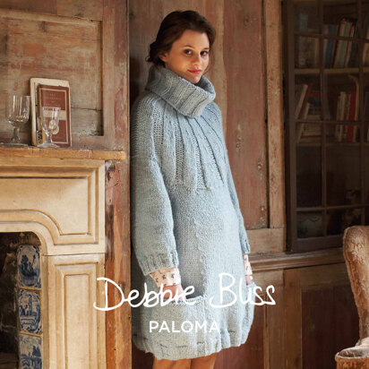 Danielle Jumper -  Sweater Knitting Pattern for Women in Debbie Bliss Paloma