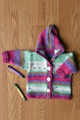 Jump for Joy Hoodie Cardigan in Universal Yarn PDF
