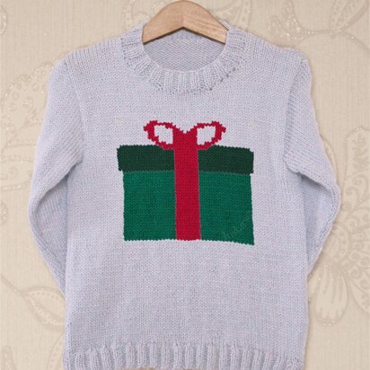 Intarsia - Present Chart - Childrens Sweater