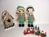 Amigurumi Christmas elves