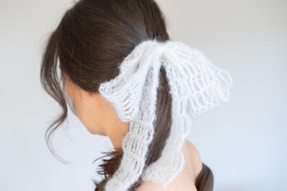 Mohair Scalloped Stripes Headband