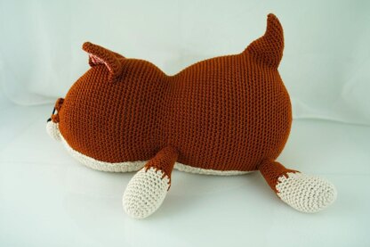 Cory the Corgi in Cascade Yarns Noble Cotton - DK655 - Downloadable PDF