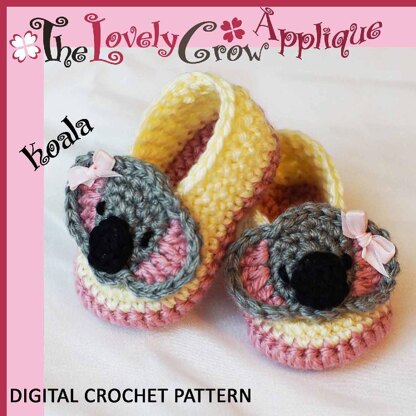 Applique Koala Booties