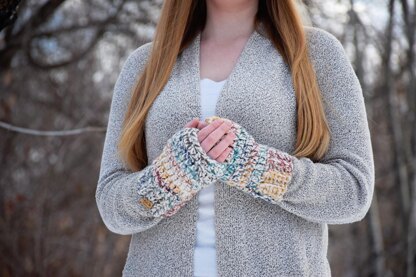 Fingerless Alma Mittens