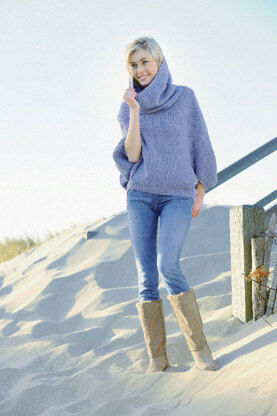 Poncho-Pullover in Schachenmayr Wool 125 - 2004