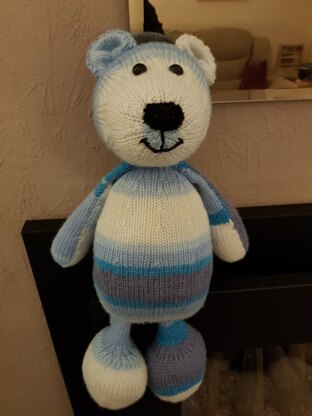 Baby blue teddy bear