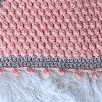 Cross My Heart Baby Blanket