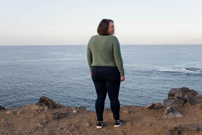 Crochet Crew Neck Sweater