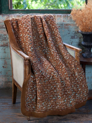 Diamond Lattice Throw in Caron Simply Soft & Simply Soft Paints - Downloadable PDF