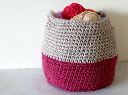 PDF19 Crochet Storage Basket