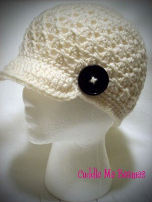 Swirl Newsboy Beanie