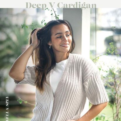 2308 Deep V Cardigan