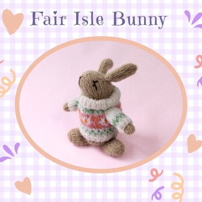 Fair Isle Bunny