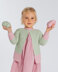 Paulina Cardigan - Knitting Pattern For Babies in MillaMia Naturally Baby Soft by MillaMia