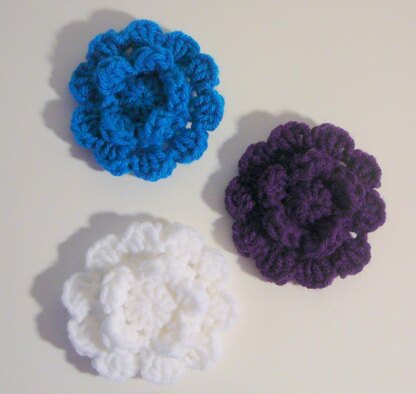 Double Layer Flower Appliques