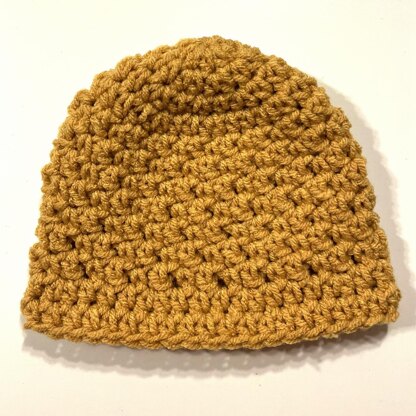 Seed Stitch Baby Cloche Hat