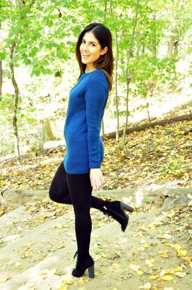 Sweater Weather Raglan Cable Knit Dress
