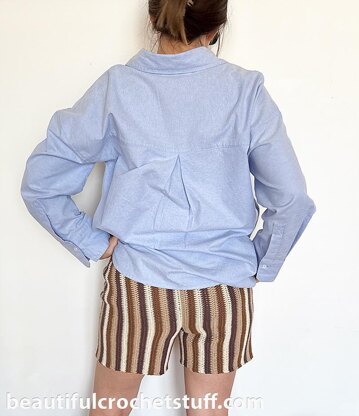 Vertical Striped Shorts