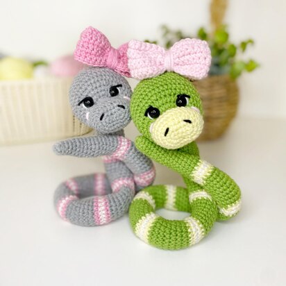 Amigurumi cute snakes