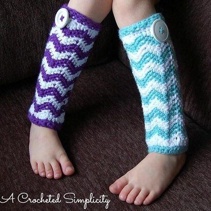 "Chasing Chevrons" Leg Warmers