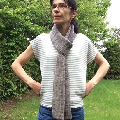 SIMPLY SOFT scarf - knitting pattern