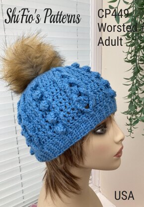 Magnificent Loops Beanie Crochet Pattern #449