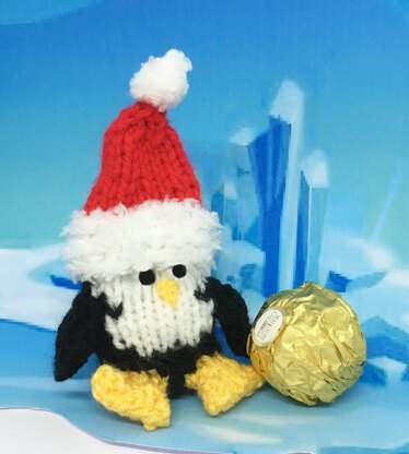 Penguin Christmas chocolate holders/gift bags