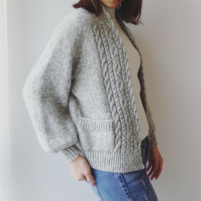 Gown Cardigan Knitting pattern by Irene Lin | LoveCrafts