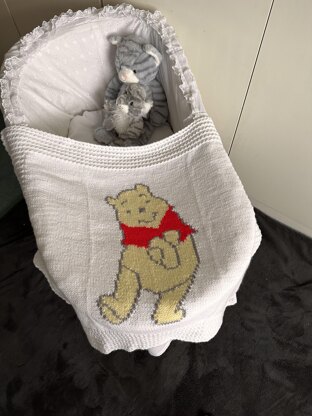 Winnie the pooh cot blanket hot sale