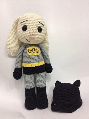 Bat Hero Bunny Amigurumi