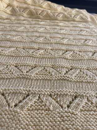 Sunny Peaks Baby Blanket