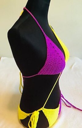 Two Tone Bikini Set