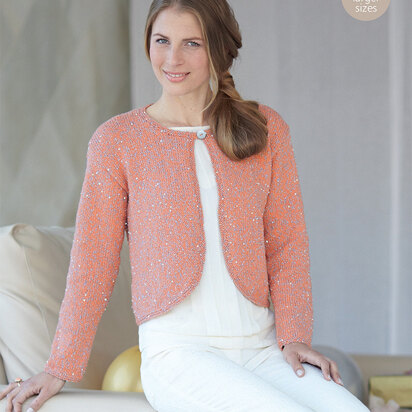 Lady's Bolero in Sirdar Soukie DK - 7358 - Downloadable PDF